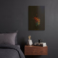 'Symphony of Leaves' By r3darch0n Gold Metal Wall Art