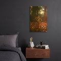 'Valentines' By r3darch0n Gold Metal Wall Art