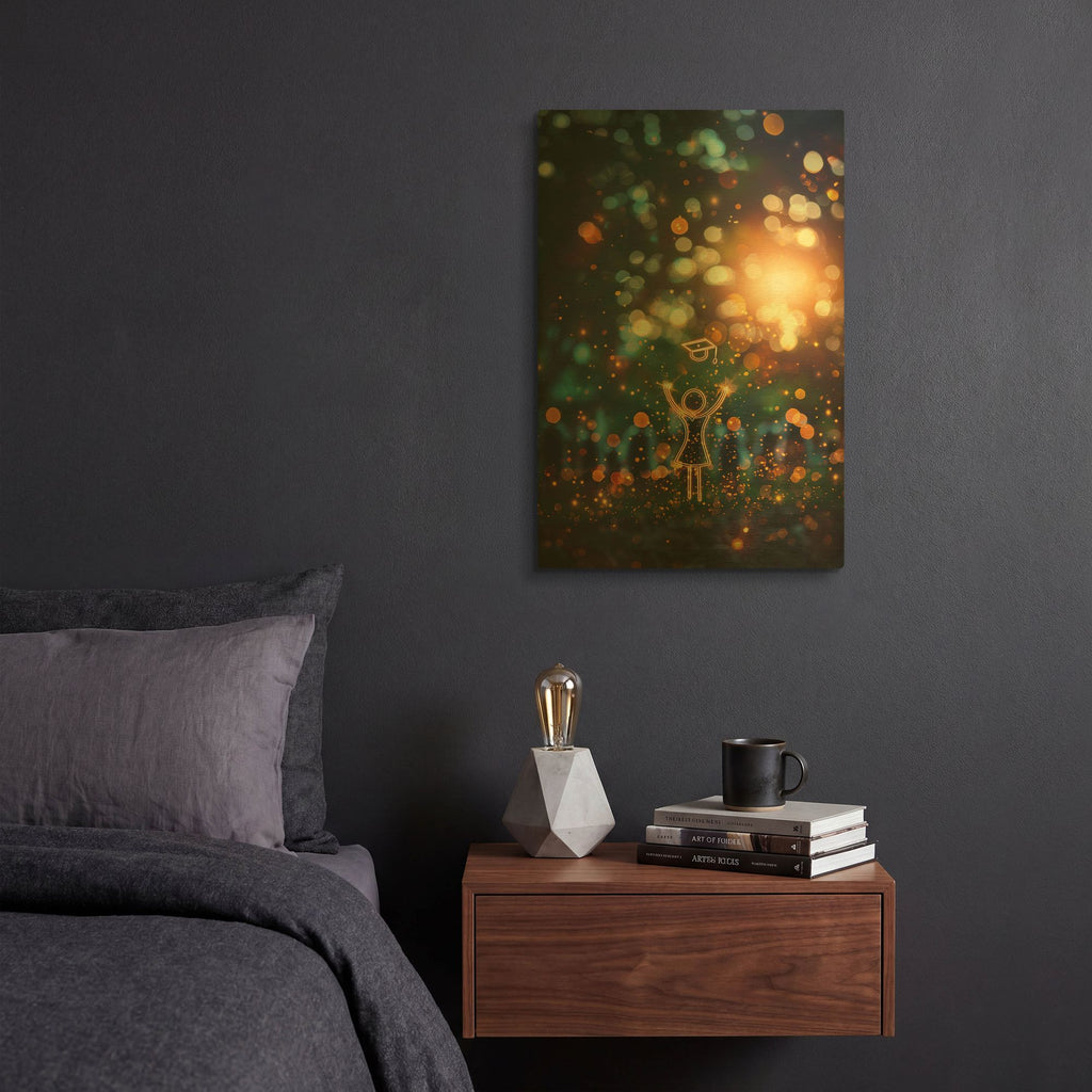 'We Did It' By r3darch0n Gold Metal Wall Art