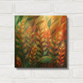 'Wispers in the Grove' By r3darch0n Gold Metal Wall Art
