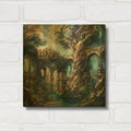 'Yesteryear' By r3darch0n Gold Metal Wall Art