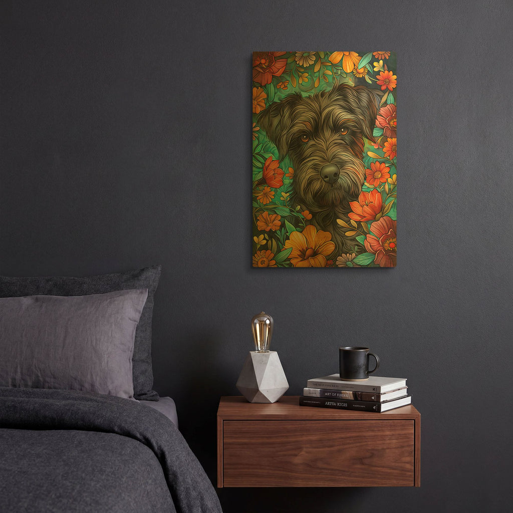 'Bella' By Romantz Art Gold Metal Wall Art
