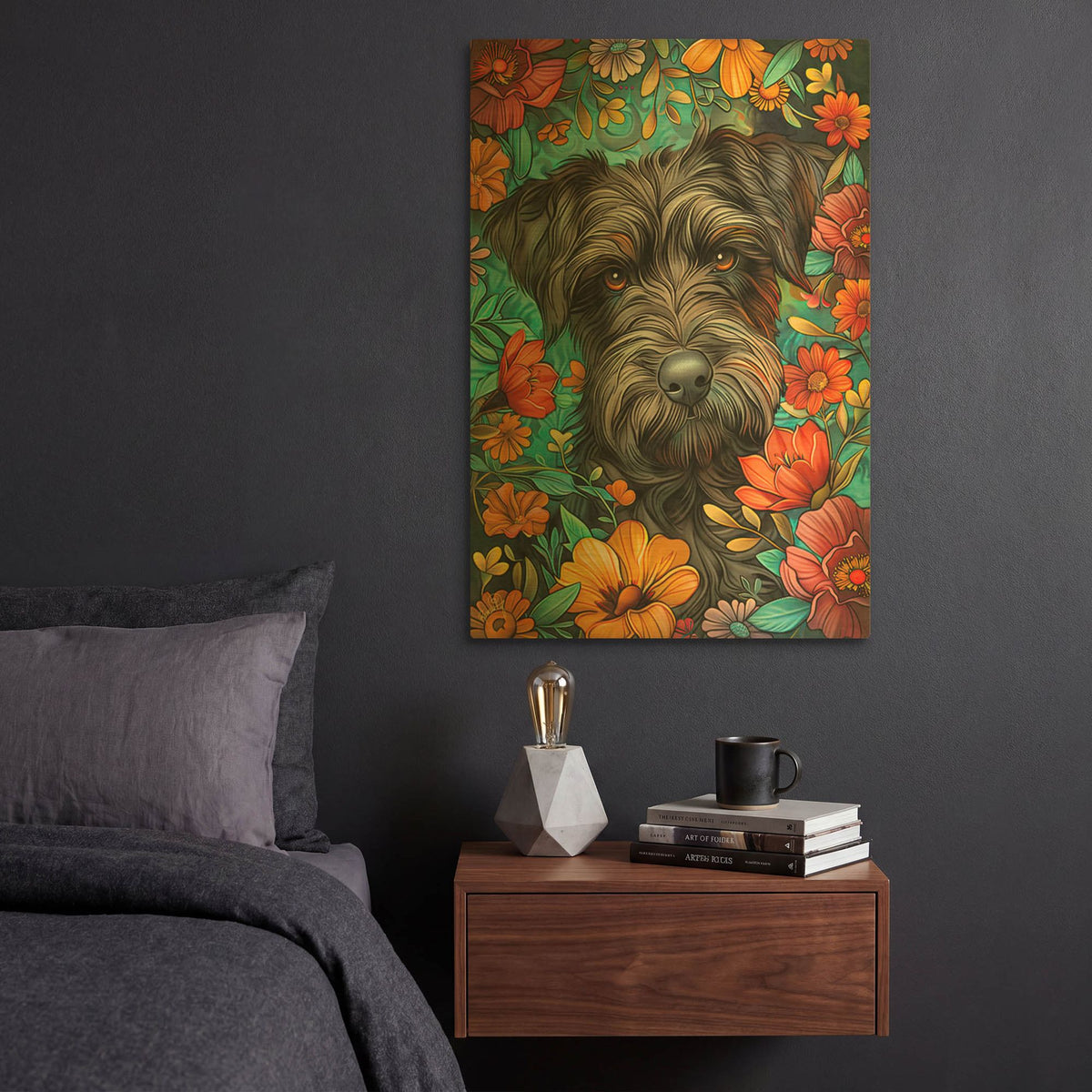 'Bella' By Romantz Art Gold Metal Wall Art