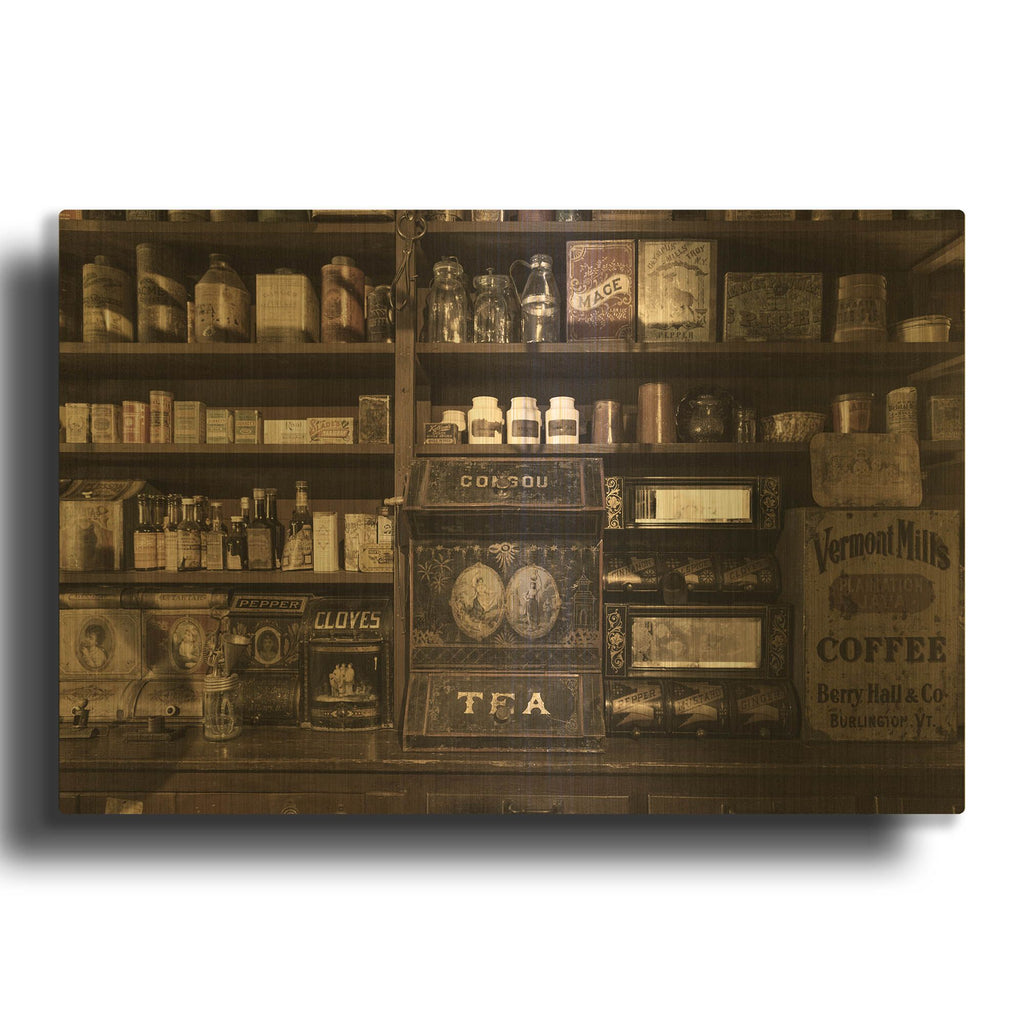 'Apothecary' By Decent Exposures Gold Metal Wall Art