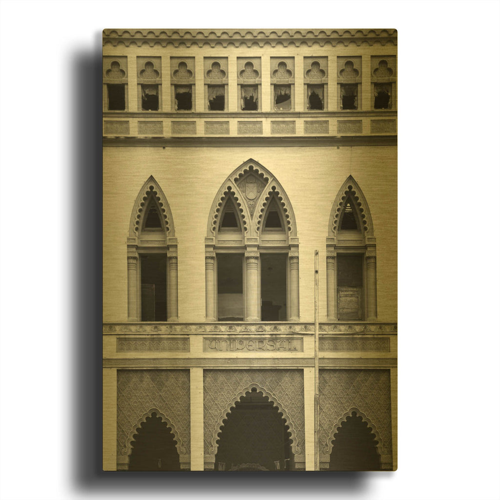 'Architecture 1' By Decent Exposures Gold Metal Wall Art