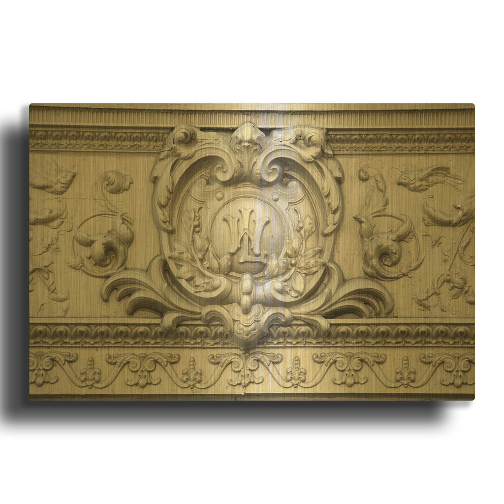 'Architecture 2' By Decent Exposures Gold Metal Wall Art