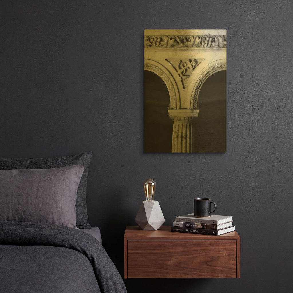 'Architecture 3' By Decent Exposures Gold Metal Wall Art