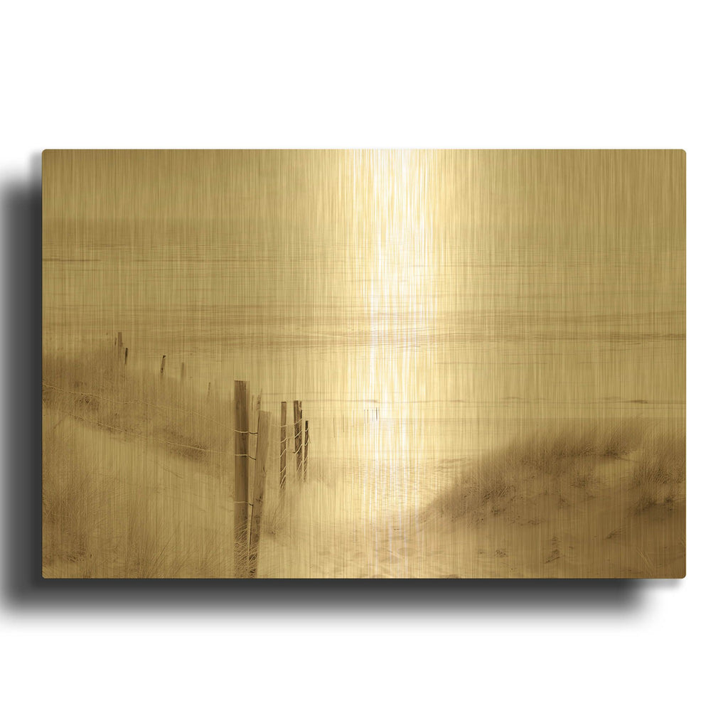 'Daybreak' By Decent Exposures Gold Metal Wall Art