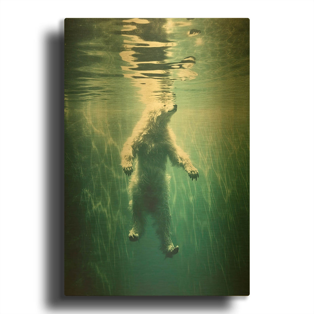 'Floating' By Decent Exposures Gold Metal Wall Art