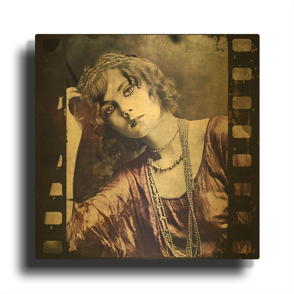 'Hollywood Starlet' By Decent Exposures Gold Metal Wall Art