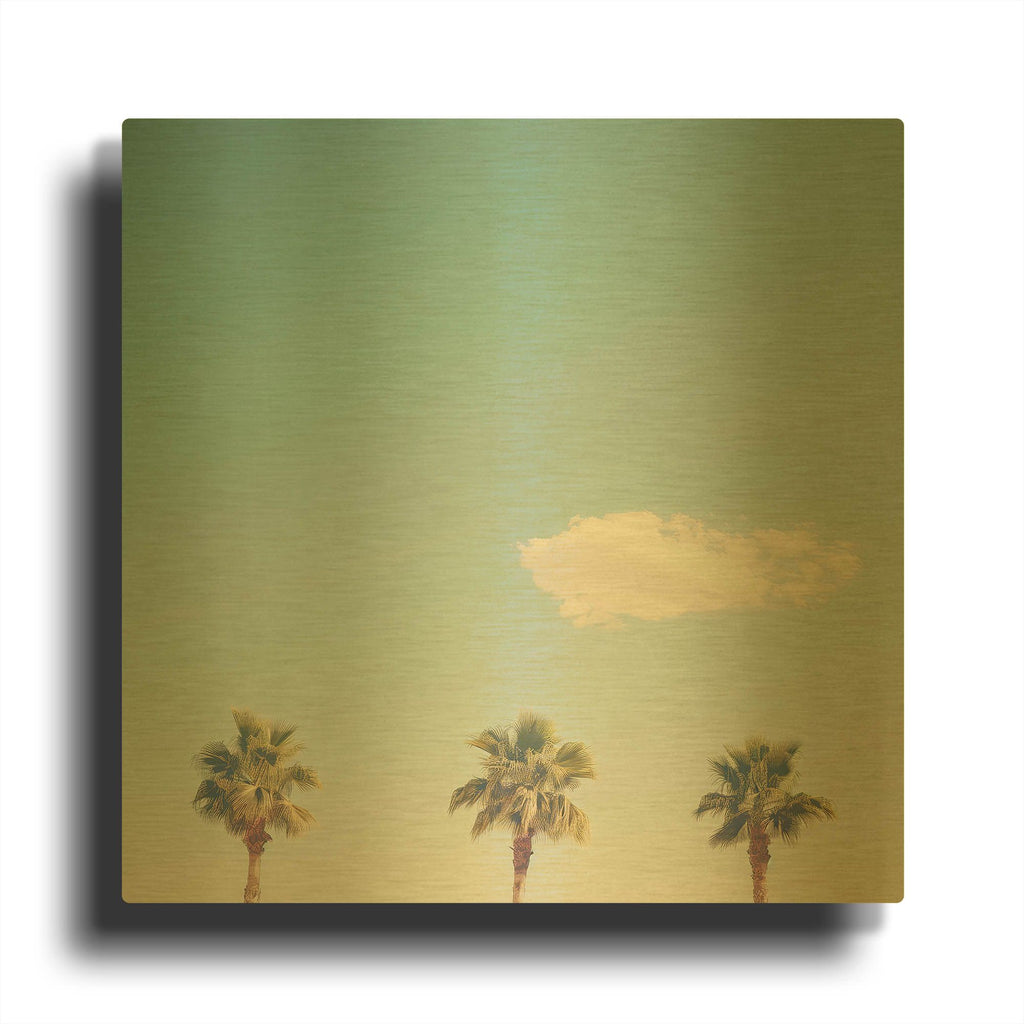 'Noon on Sunset' By Decent Exposures Gold Metal Wall Art