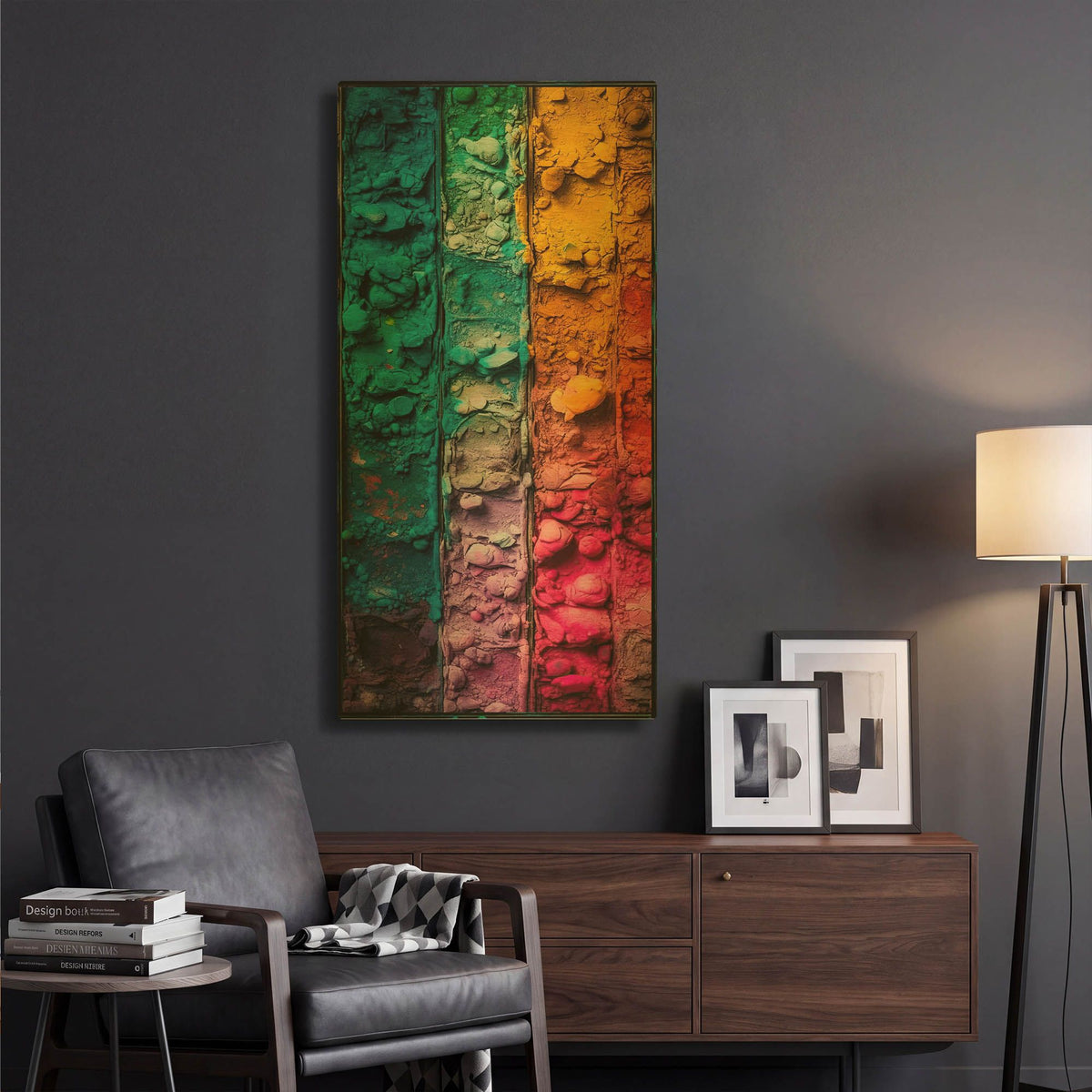 'Palette' By Decent Exposures Gold Metal Wall Art