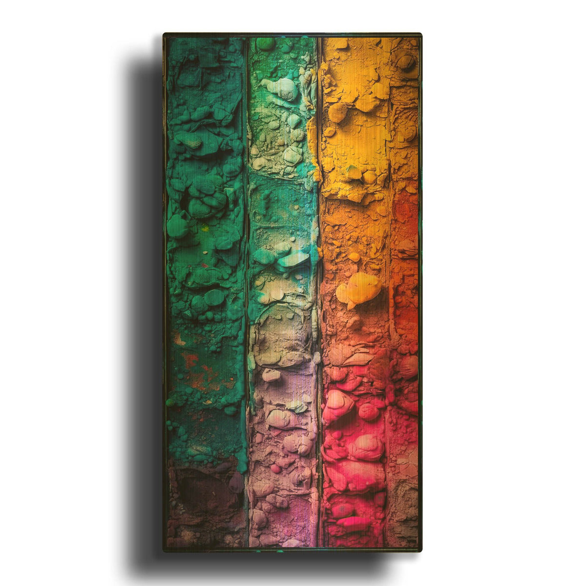 'Palette' By Decent Exposures Gold Metal Wall Art