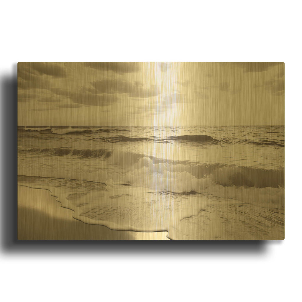 'Reverie' By Decent Exposures Gold Metal Wall Art