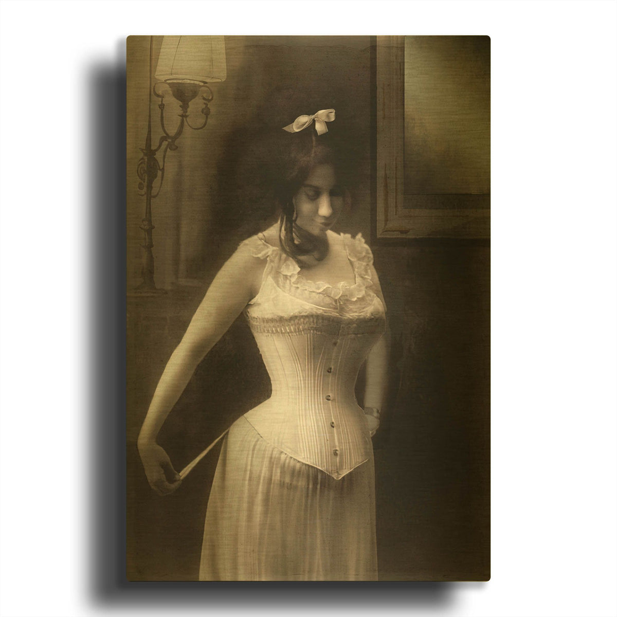 'The Dressing Room' By Decent Exposures Gold Metal Wall Art