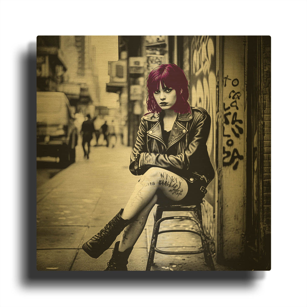 'The Wait' By Decent Exposures Gold Metal Wall Art