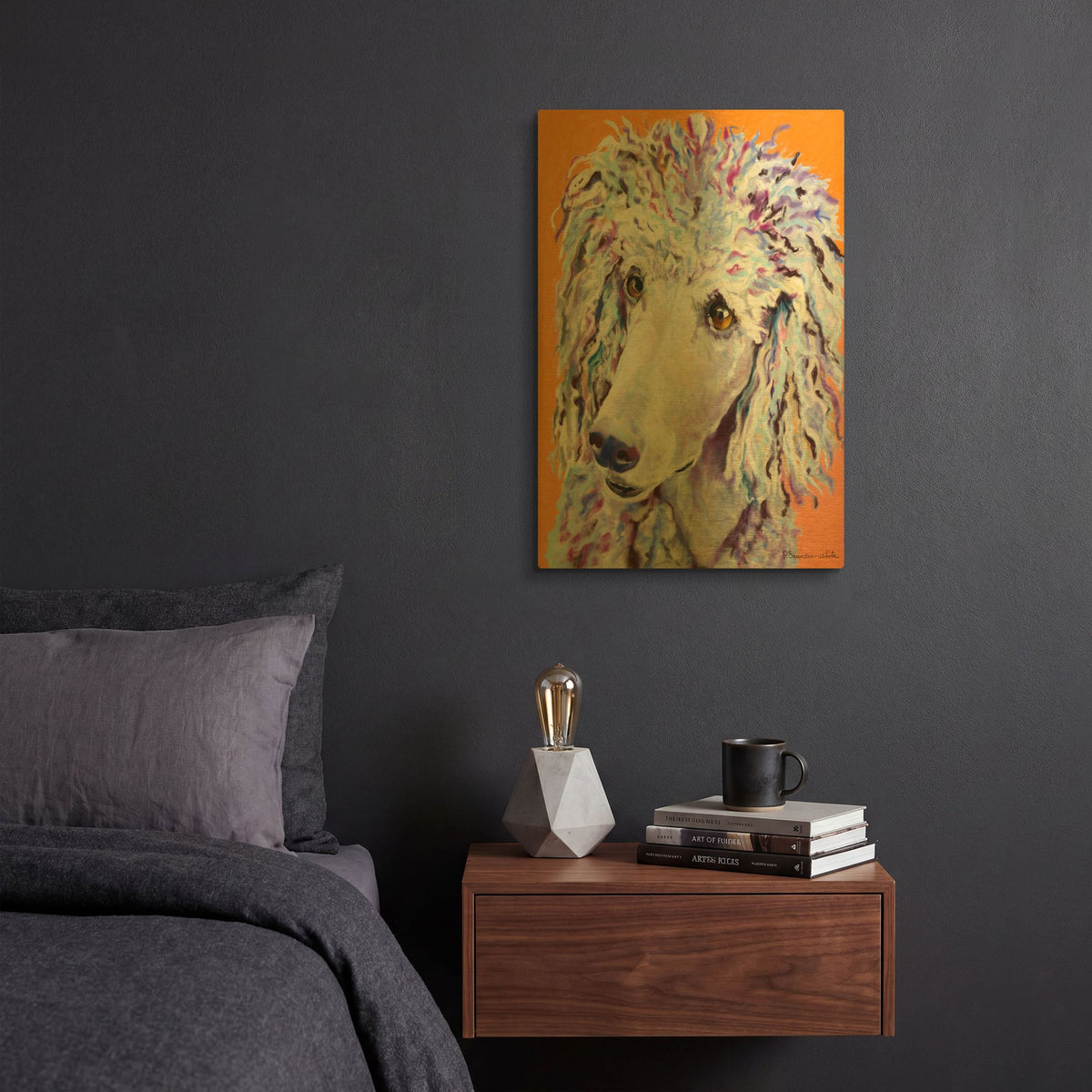 'Above The Standard' By Pat Saunders-White Gold Metal Wall Art