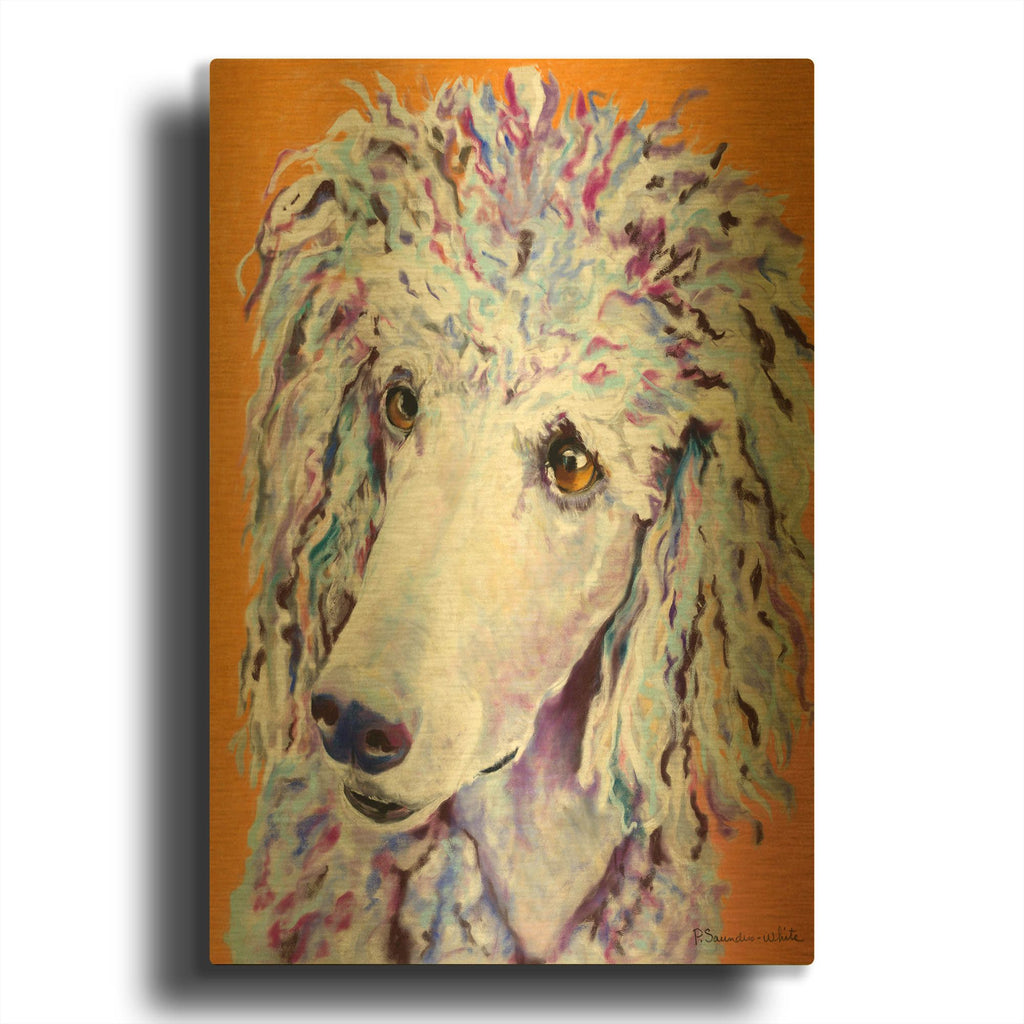 'Above The Standard' By Pat Saunders-White Gold Metal Wall Art