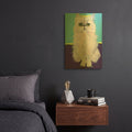 'Cameo' By Pat Saunders-White Gold Metal Wall Art