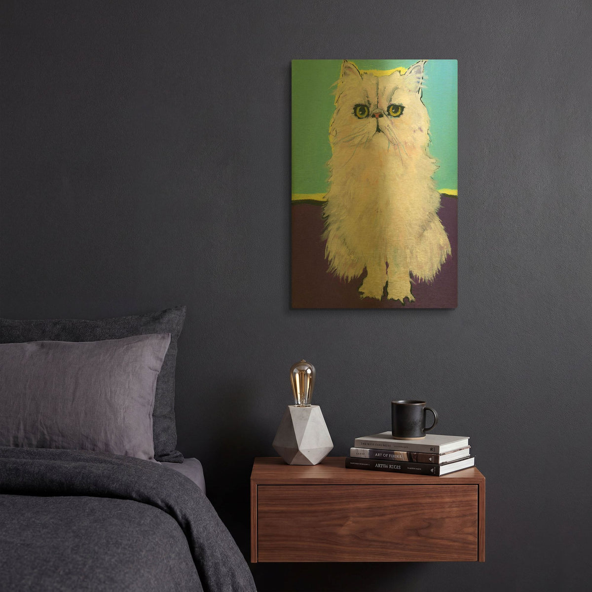'Cameo' By Pat Saunders-White Gold Metal Wall Art