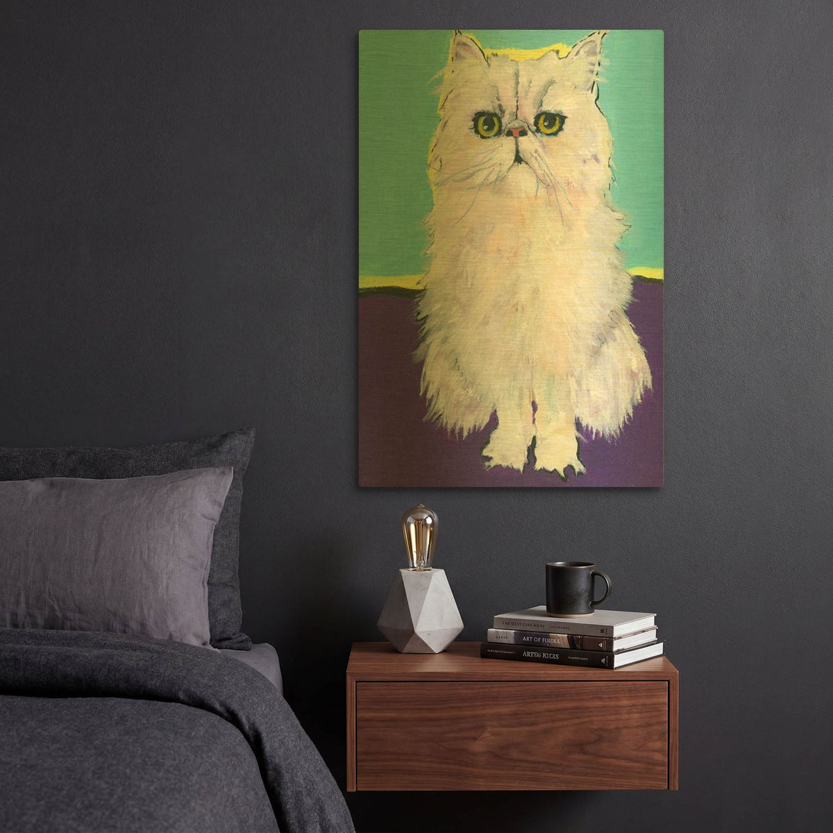 'Cameo' By Pat Saunders-White Gold Metal Wall Art