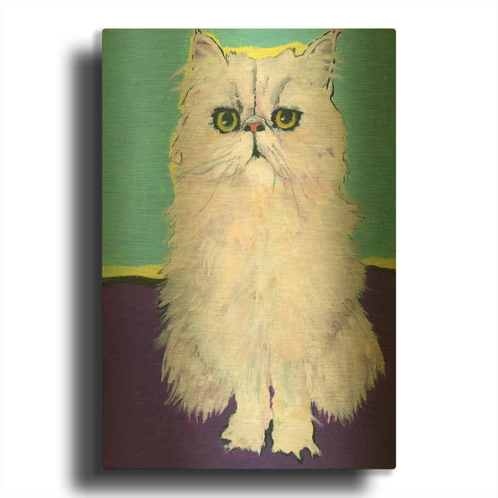 'Cameo' By Pat Saunders-White Gold Metal Wall Art