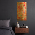 'Creshendo' By Pat Saunders-White Gold Metal Wall Art