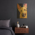 'Frieda' By Pat Saunders-White Gold Metal Wall Art