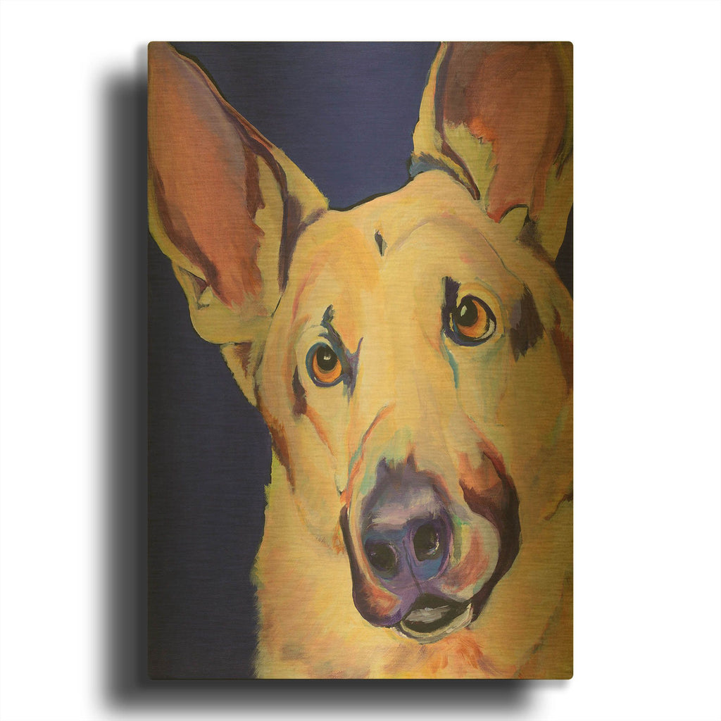 'Frieda' By Pat Saunders-White Gold Metal Wall Art