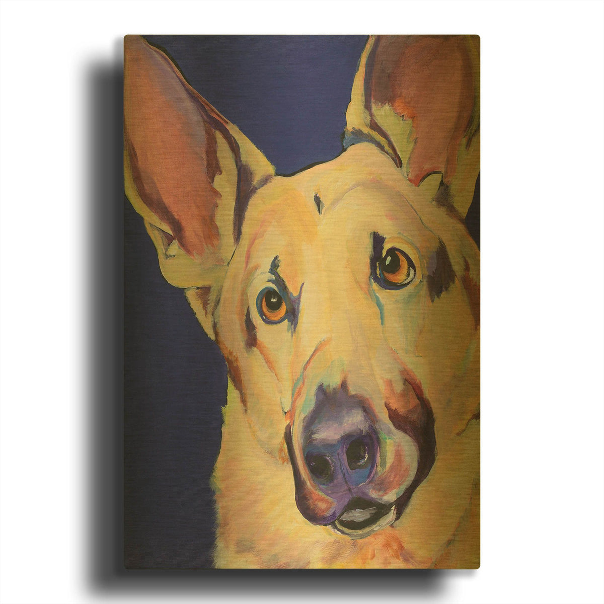 'Frieda' By Pat Saunders-White Gold Metal Wall Art