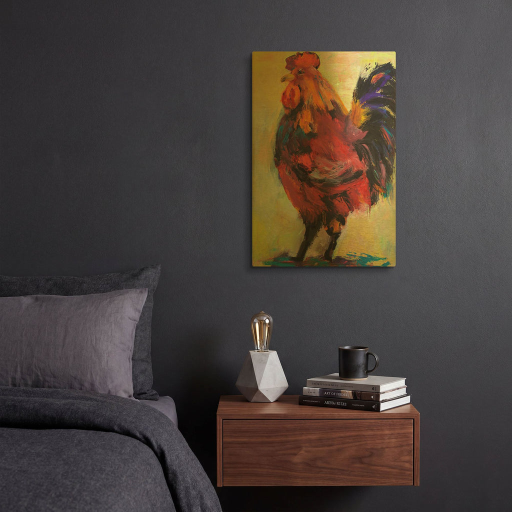 'In Command' By Pat Saunders-White Gold Metal Wall Art