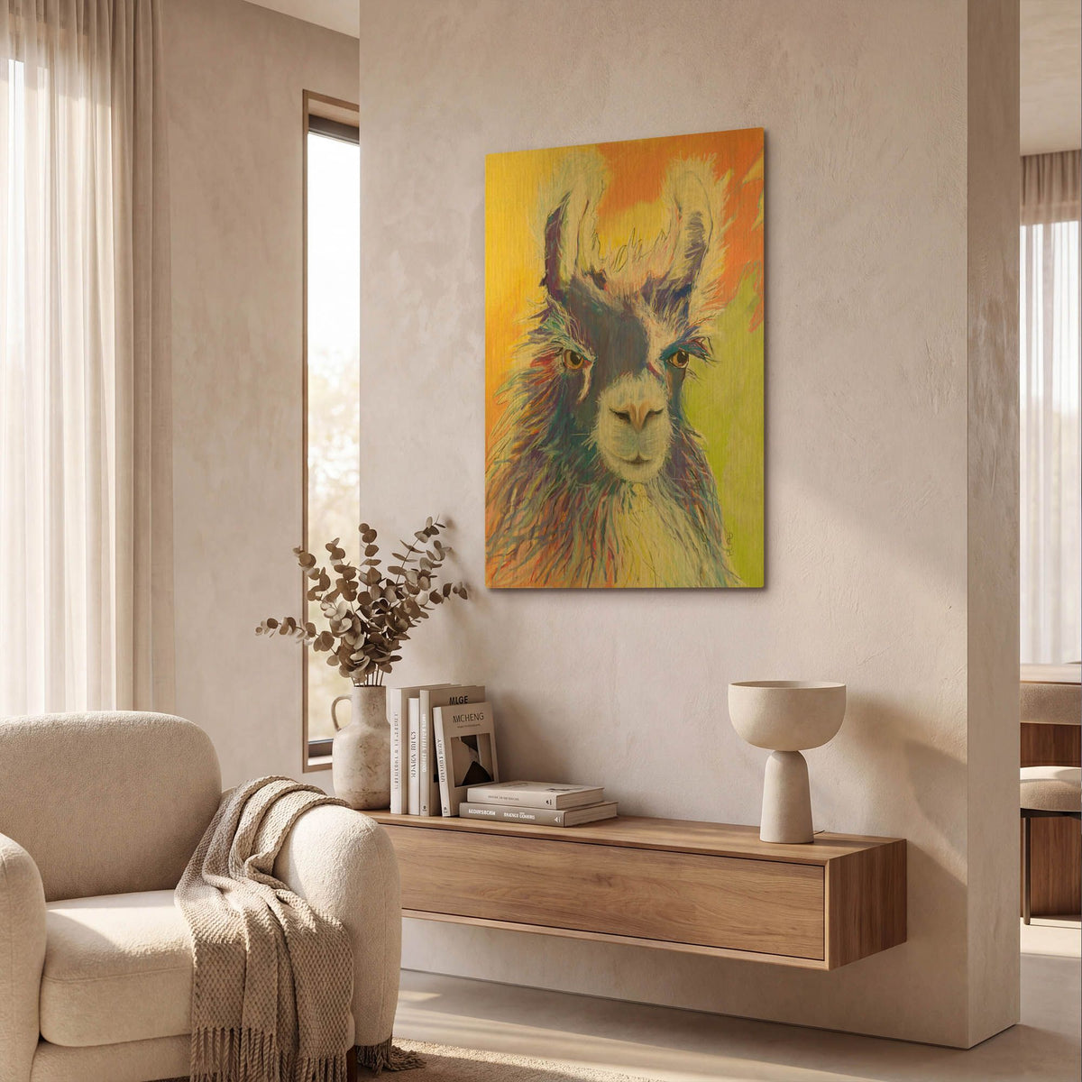 'King Charles' By Pat Saunders-White Gold Metal Wall Art