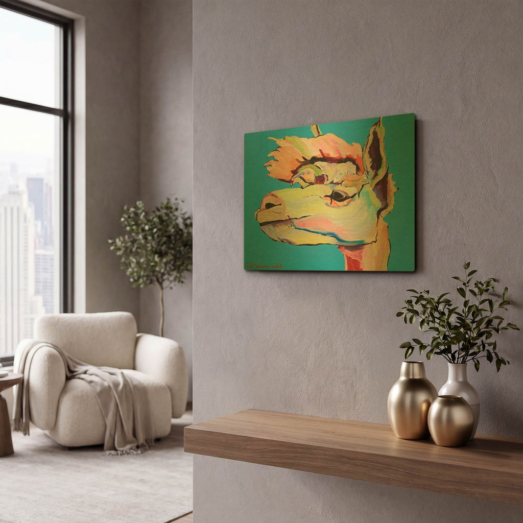 'Protecting The Flock' By Pat Saunders-White Gold Metal Wall Art