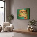 'Protecting The Flock' By Pat Saunders-White Gold Metal Wall Art