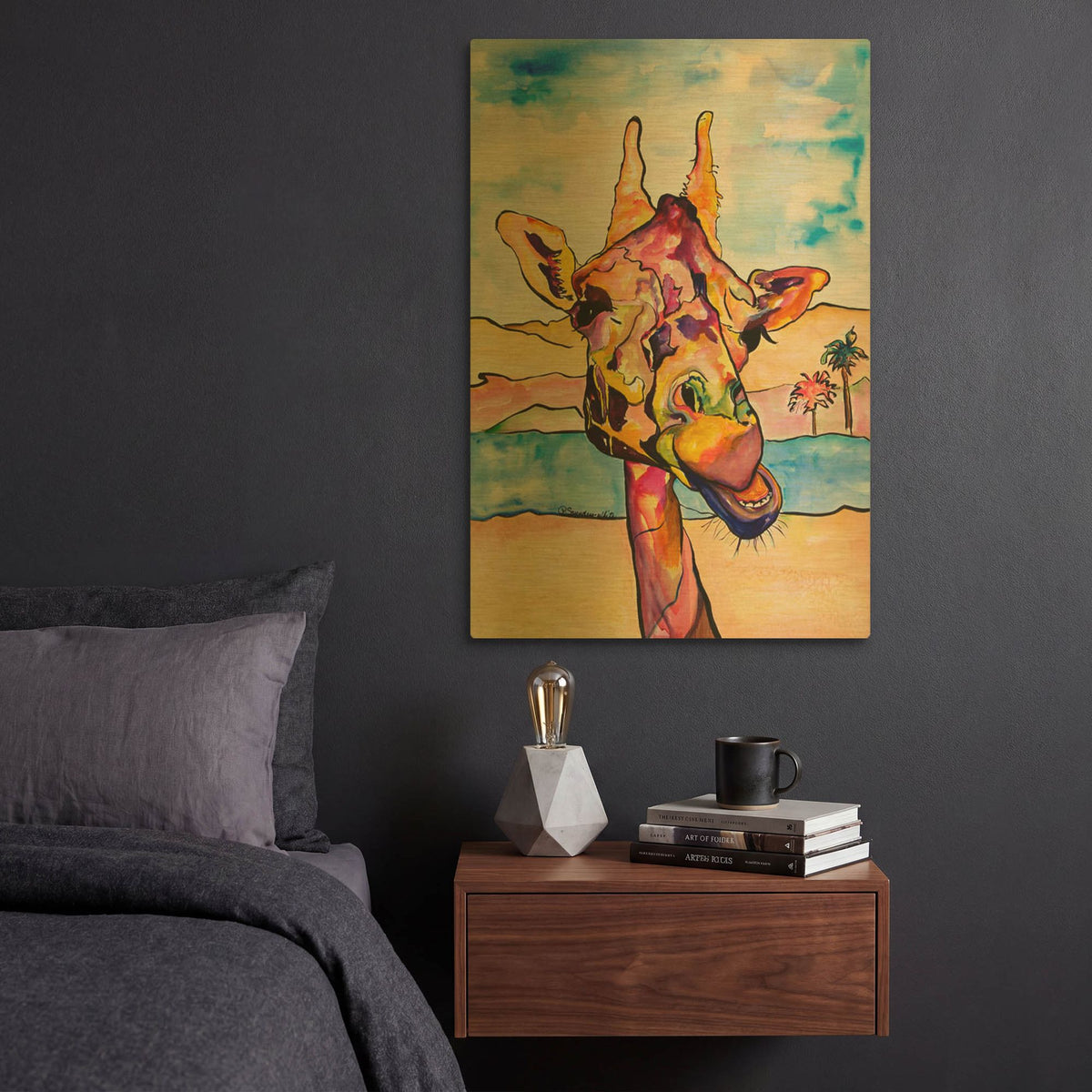 'Puzzles' By Pat Saunders-White Gold Metal Wall Art