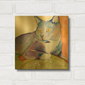 'Rocky' By Pat Saunders-White Gold Metal Wall Art