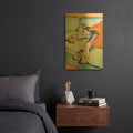 'Sweet Sleep' By Pat Saunders-White Gold Metal Wall Art