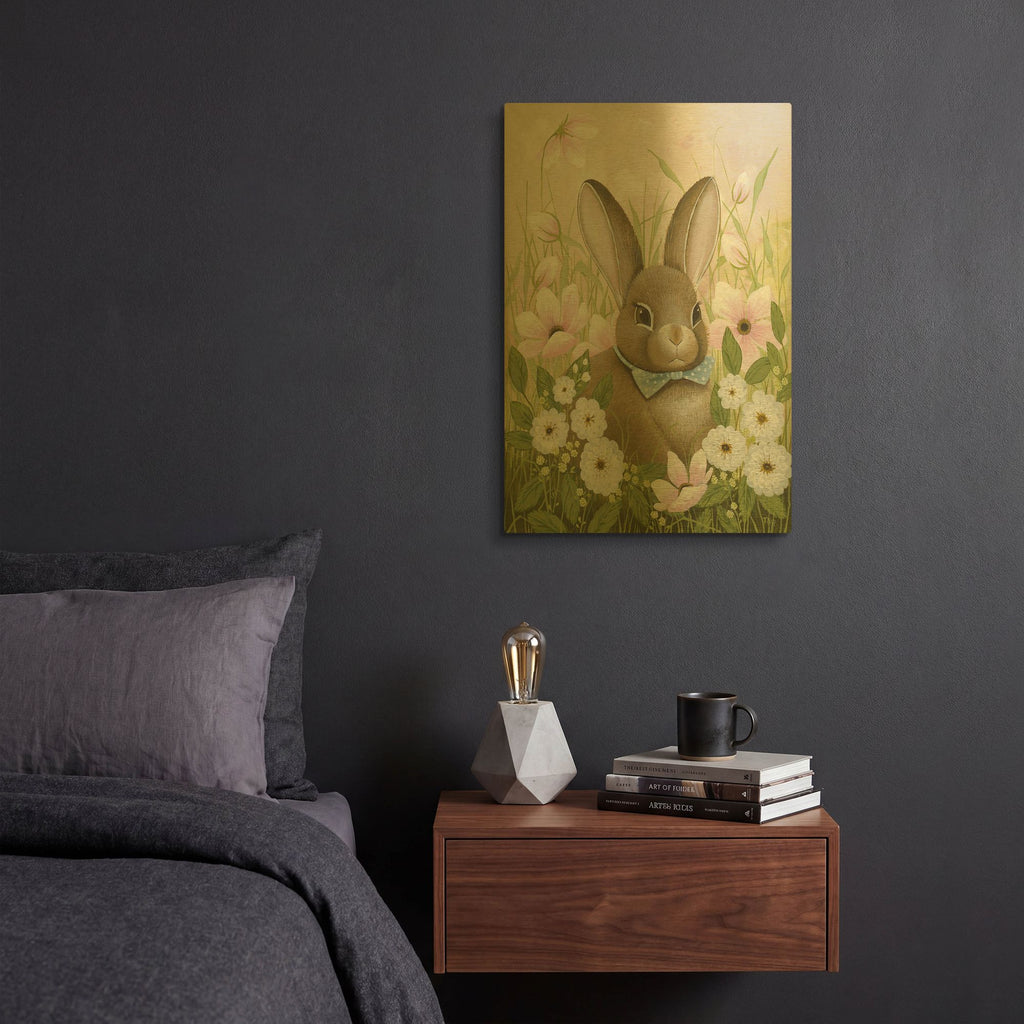 'Brown Eyes' By Tanya Nyp Gold Metal Wall Art