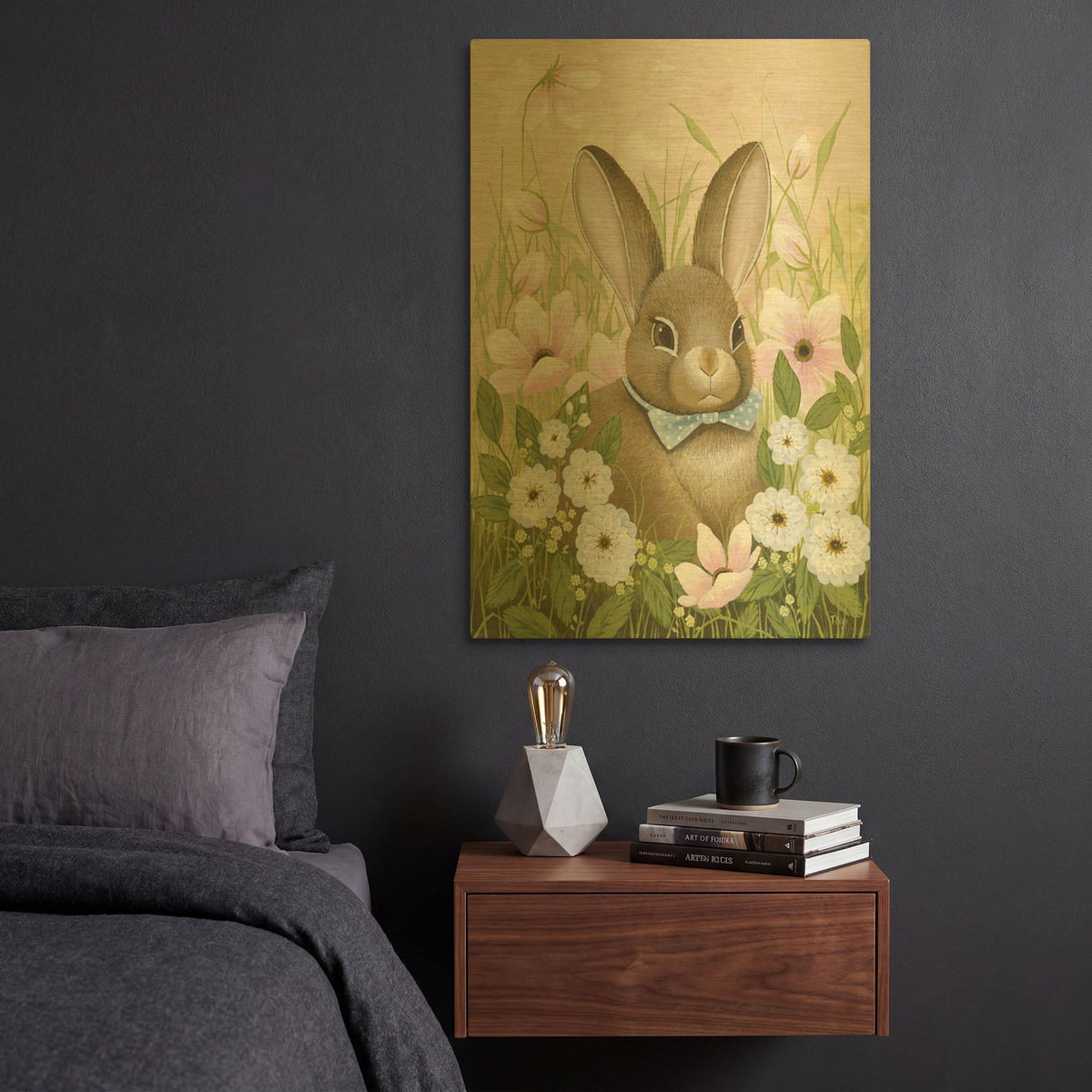 'Brown Eyes' By Tanya Nyp Gold Metal Wall Art