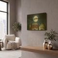 'Christmas Eve' By Tanya Nyp Gold Metal Wall Art