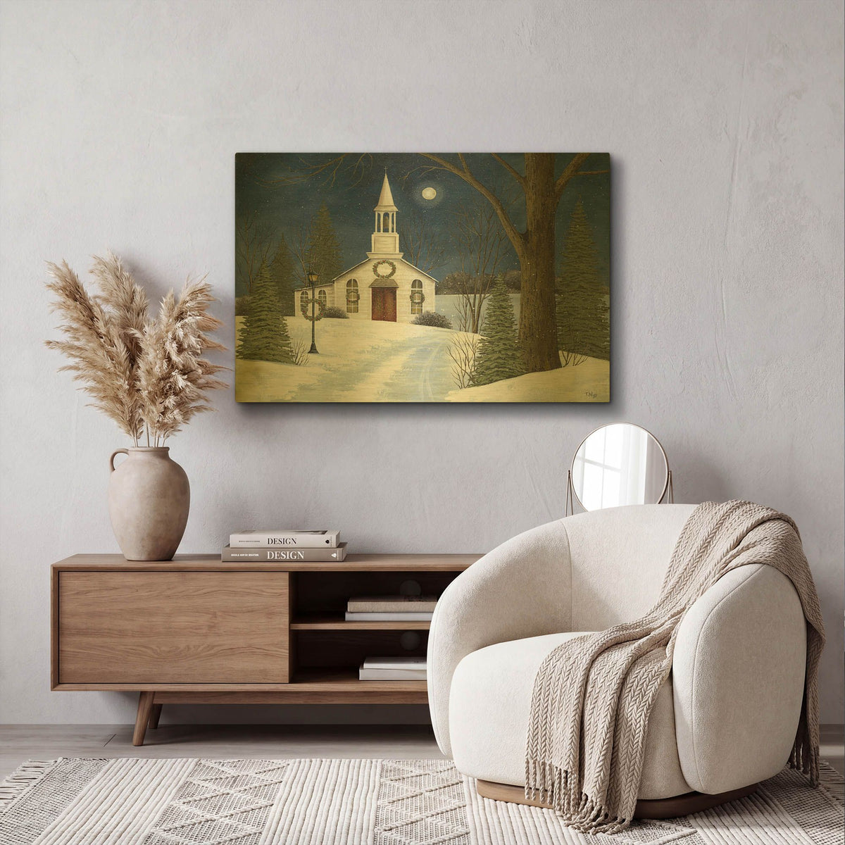 'Holy Night' By Tanya Nyp Gold Metal Wall Art