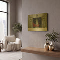 'Sleigh Ride' By Tanya Nyp Gold Metal Wall Art