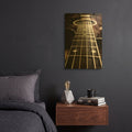 'Back to Acoustic' By Life BeautifuLEE Gold Metal Wall Art