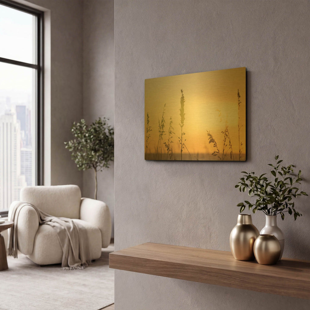 'Beam of Light' By Life BeautifuLEE Gold Metal Wall Art