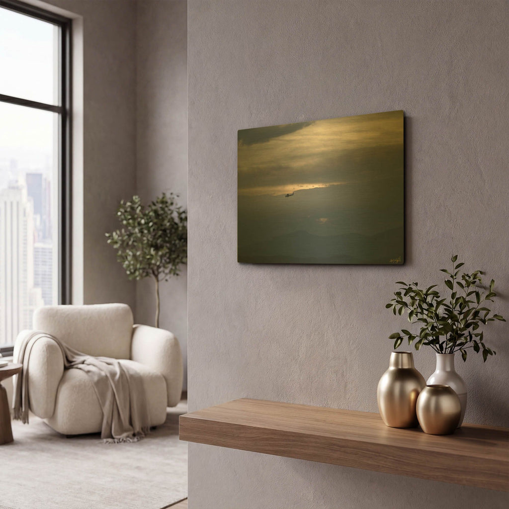 'Beautiful Flight' By Life BeautifuLEE Gold Metal Wall Art