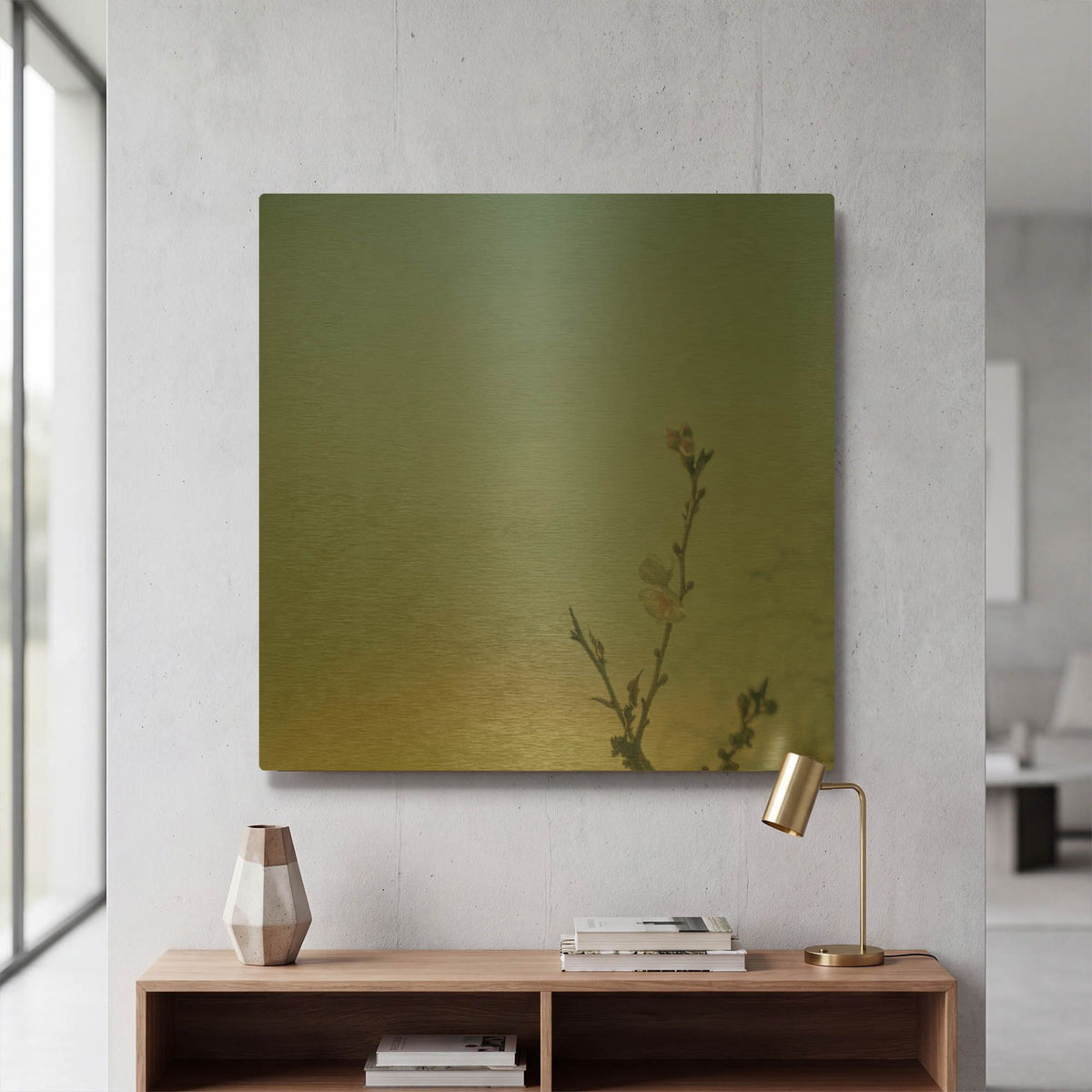 'Blossom at Sunset 2' By Life BeautifuLEE Gold Metal Wall Art