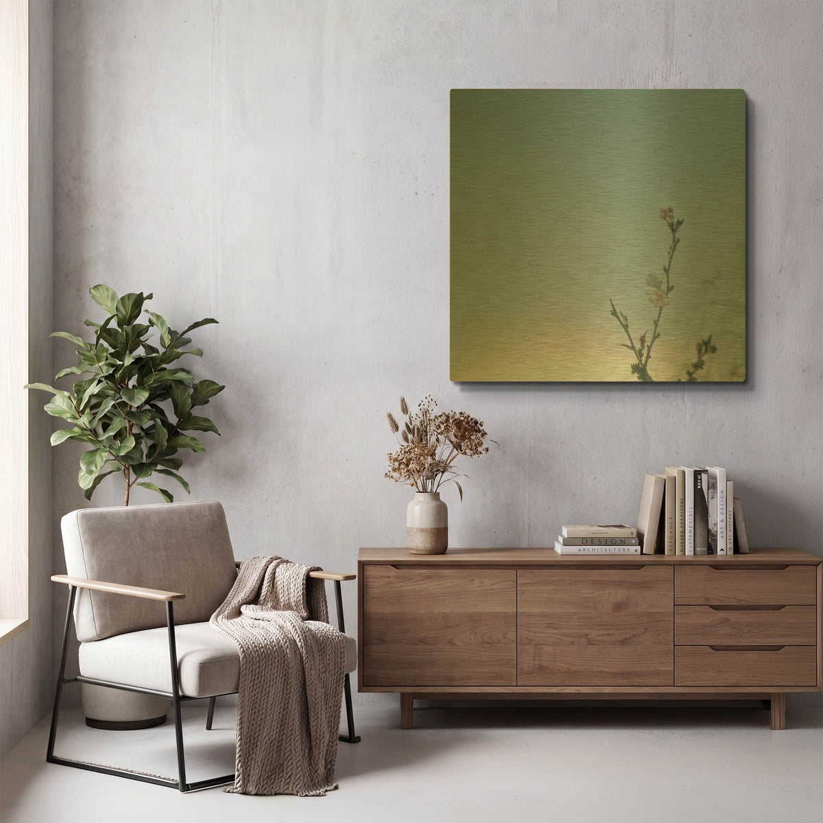 'Blossom at Sunset 2' By Life BeautifuLEE Gold Metal Wall Art