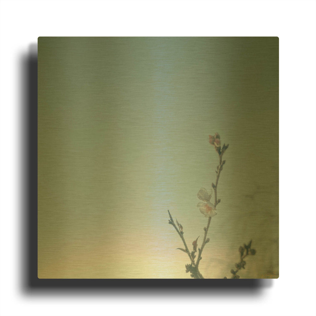 'Blossom at Sunset 2' By Life BeautifuLEE Gold Metal Wall Art
