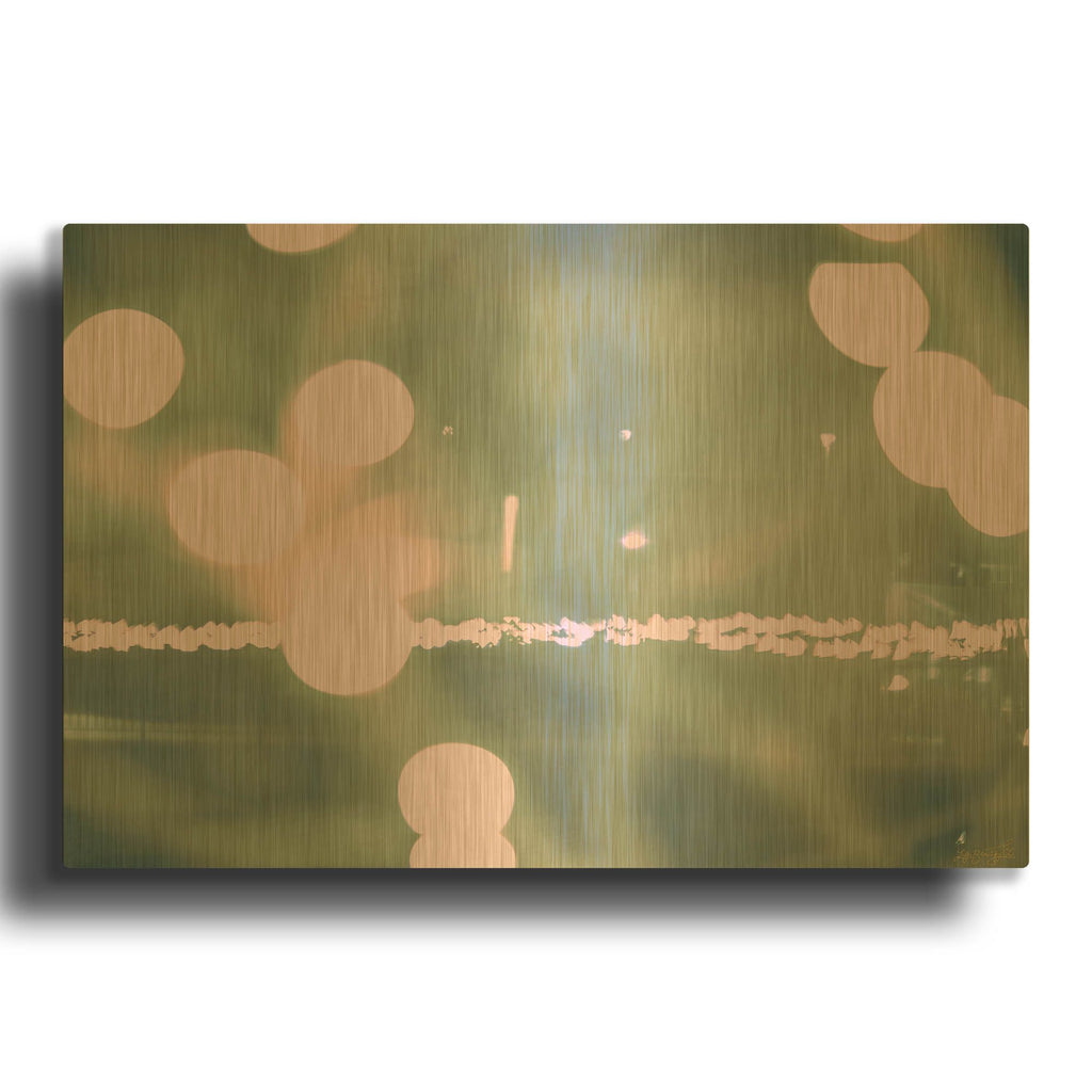 'Bokeh Dreams' By Life BeautifuLEE Gold Metal Wall Art