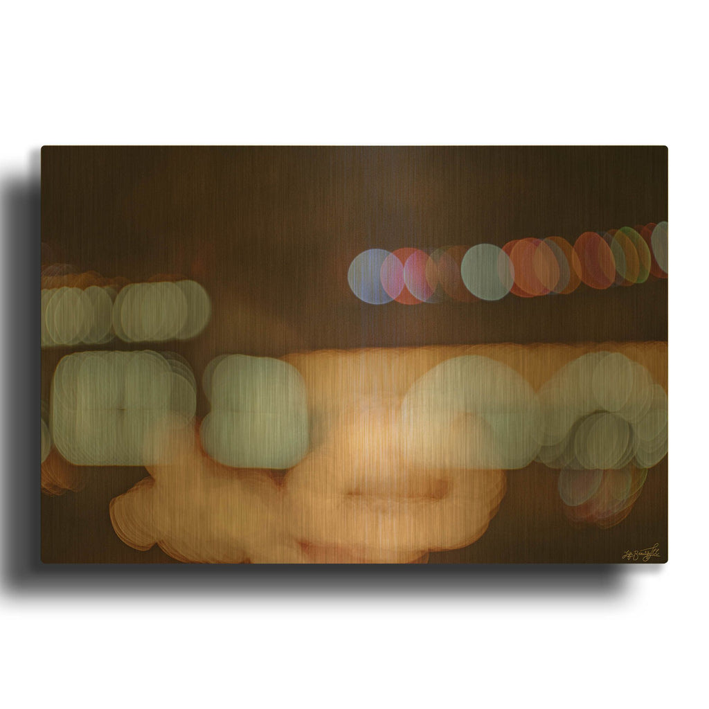 'Bokeh Landscape' By Life BeautifuLEE Gold Metal Wall Art